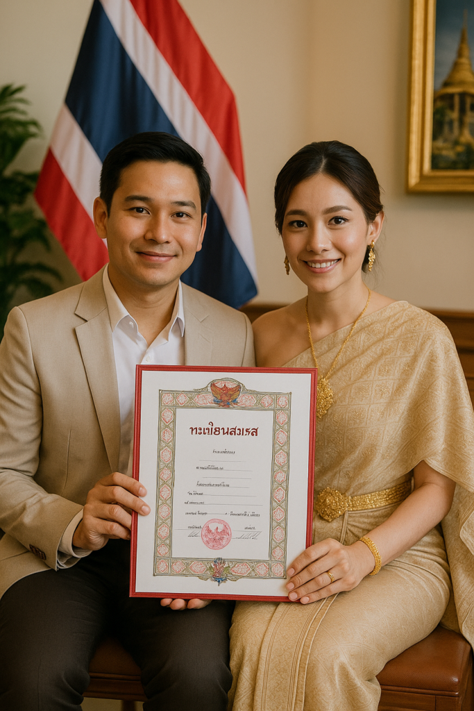 Required documents for Thai Marriage registration