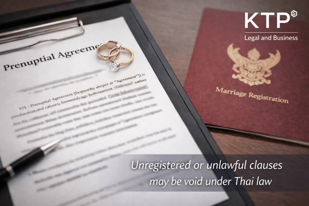 Prenuptial agreement and marriage documents